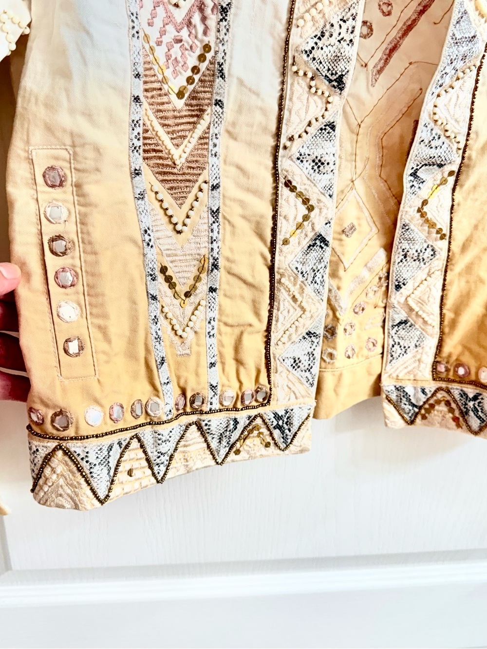 Boston Proper Embroidered Jacket - Picture 7 of 14